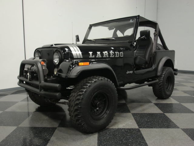 BLACKED-OUT 4X4 LAREDO, LIFTED ON 32", 258I6, 4-SPEED, POWER STEERING, TOUGH CJ 1986 Jeep CJ Base Sport Utility 2-Door
