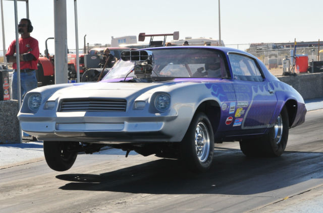 BLOWN 1979 Chevrolet Camaro Drag Race Race Car 9 or 10 sec 1/4 mile @ 5,300' TK 1979 Chevrolet Camaro