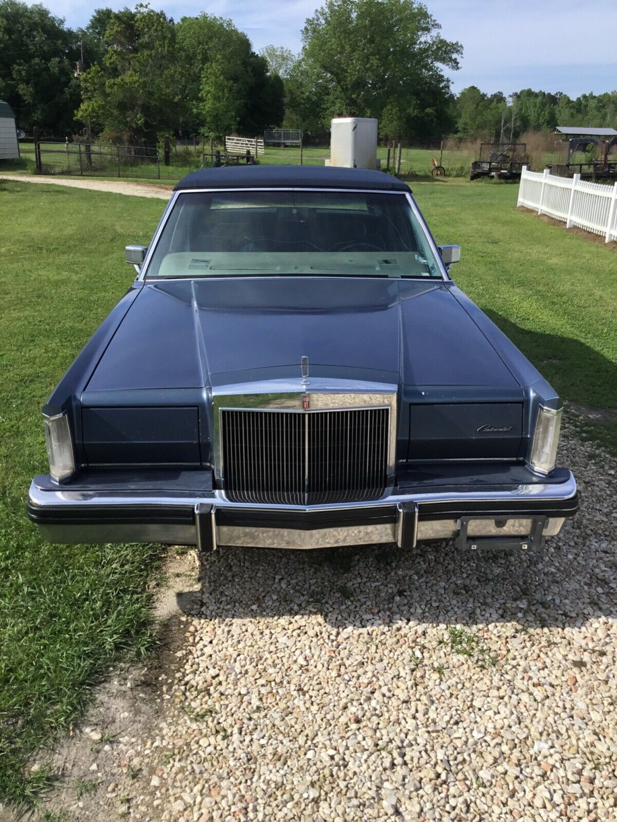 Blue 1983 Lincoln VI Pucci designer edition 1983 Lincoln Continental Mark VI