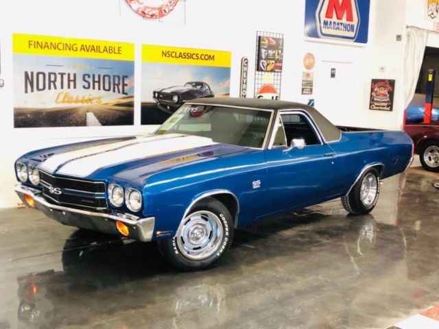 Blue Chevrolet El Camino with 85,263 Miles available now! 1970 Chevrolet El Camino -350CI V8-PS/PB-A/C-DALLAS CAR-RALLY-MUSCLE CAR-PI