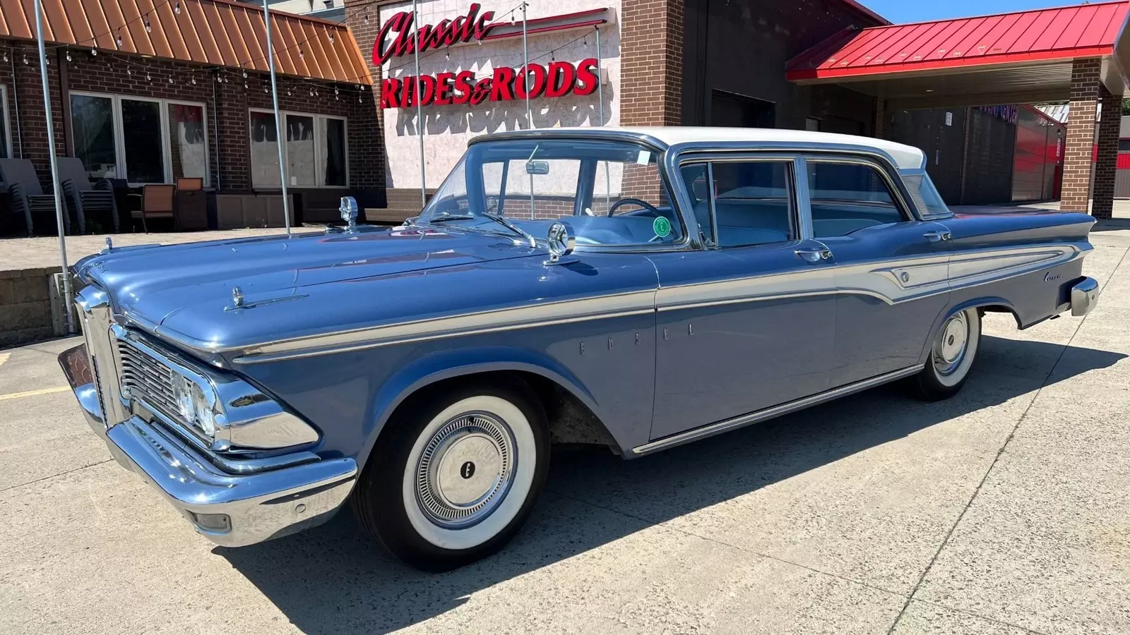 Blue Edsel Pacer with 0 Miles available now! 1959 Edsel Pacer