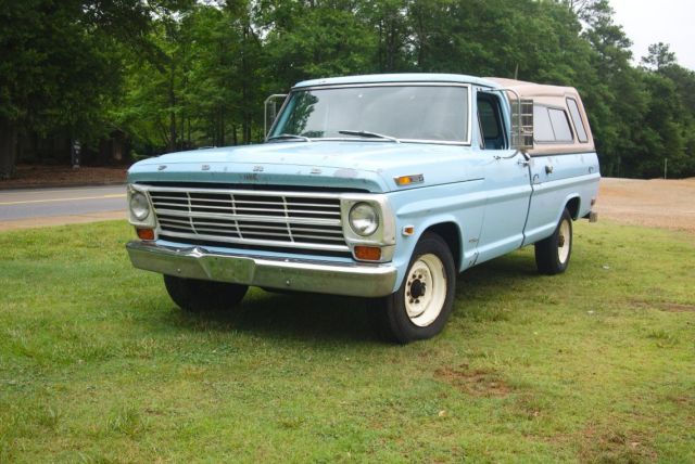 Blue F250 Camper Special Long Bed Excellent Condition Low Rust 1969 Ford F-250 Base Standard Cab Pickup 2-Door