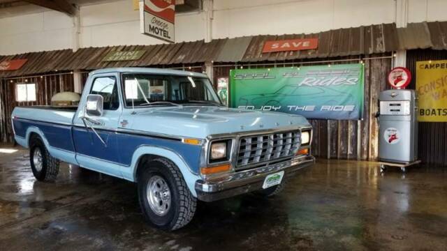 Blue Ford F-150 with 48,560 Miles available now! 1979 Ford F-150 Ranger XLT