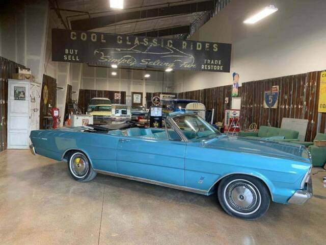Blue Ford Galaxie 500 with 20,273 Miles available now! 1966 Ford Galaxie Convertible
