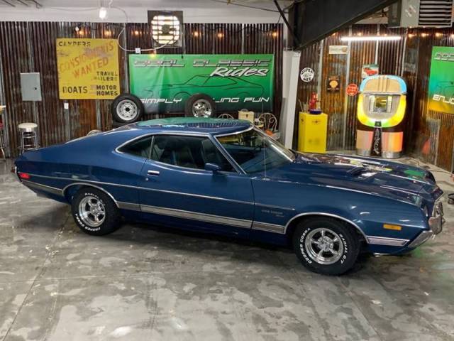 Blue Ford Torino Sport with 68,794 Miles available now! 1972 Ford Torino Sport Fast Back
