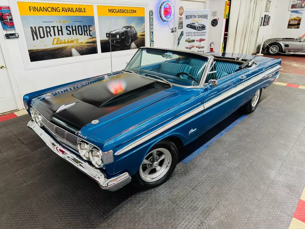 Blue Mercury Comet with 12,345 Miles available now! 1964 Mercury Comet - CALIENTE CONVERTIBLE - 289 V8 - 5 SPEED TRANS -S