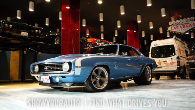 Blue Metallic 1969 Chevrolet Camaro468 V8Automatic Floor Shift for sale! 1969 Chevrolet Camaro SS
