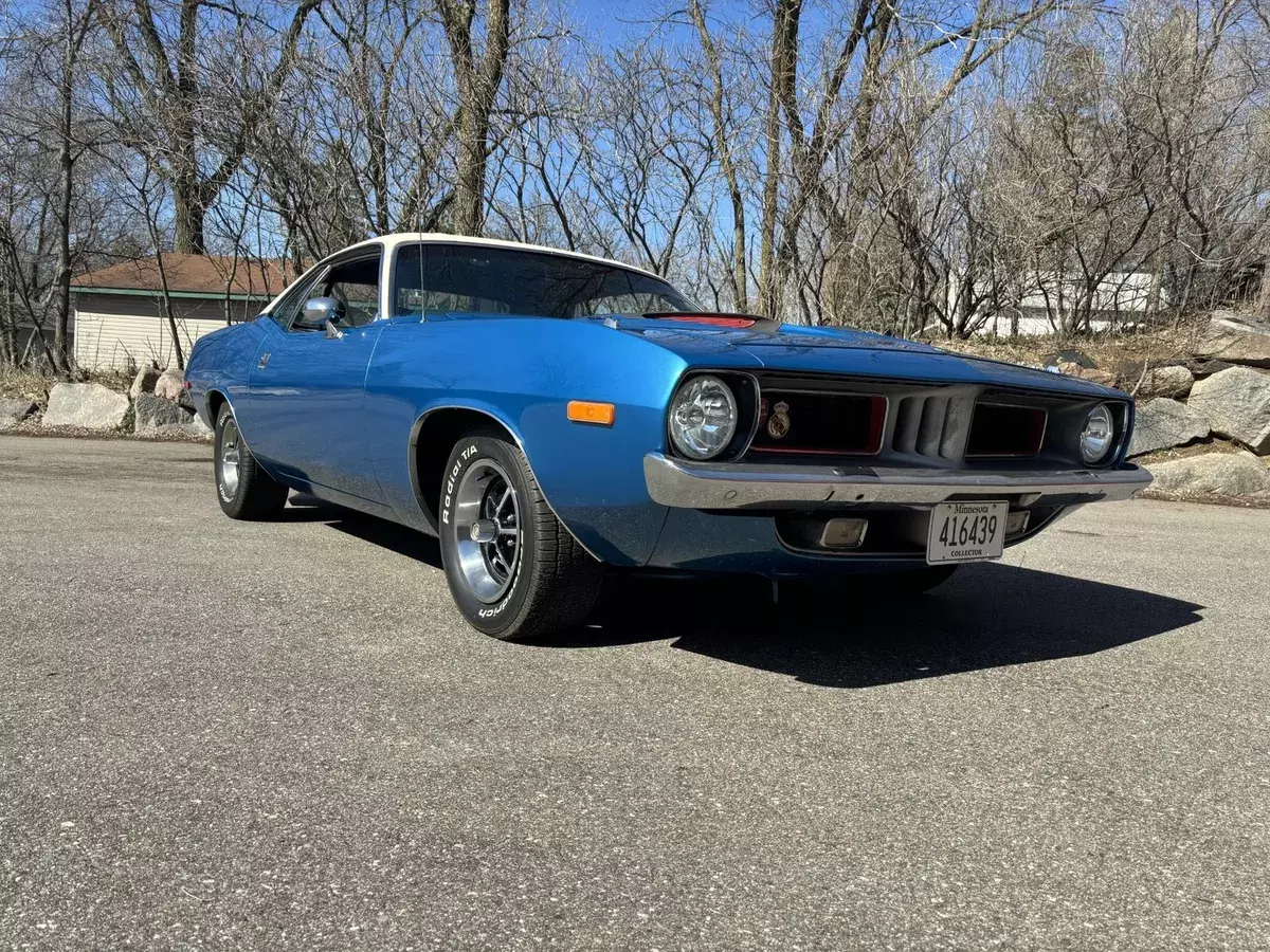 Blue Plymouth Barracuda with 0 Miles available now! 1974 Plymouth Barracuda