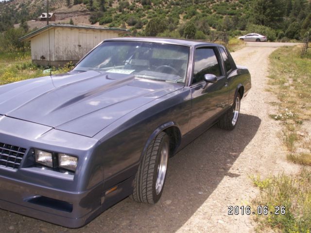 Blue/Blue & White 1984 Monte Carlo SS Rare Bench Seat, new paint readdy to drive 1984 Chevrolet Monte Carlo SUPER SPORT