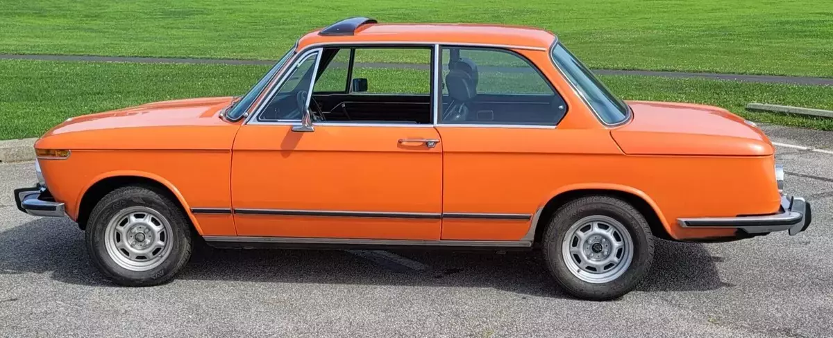 BMW 1973 2002tii Orange Car Turned Into 1502 Euro Barn Find Original Classic 1973 BMW 2002