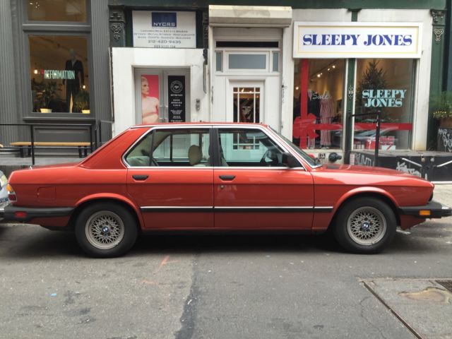 BMW 1982 528e E28 RARE COLOR GREAT CONDITION 1982 BMW 5-Series