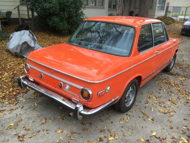 BMW 2002Tii 1973 Roundie Inka Orange 1973 BMW 2002 Tii