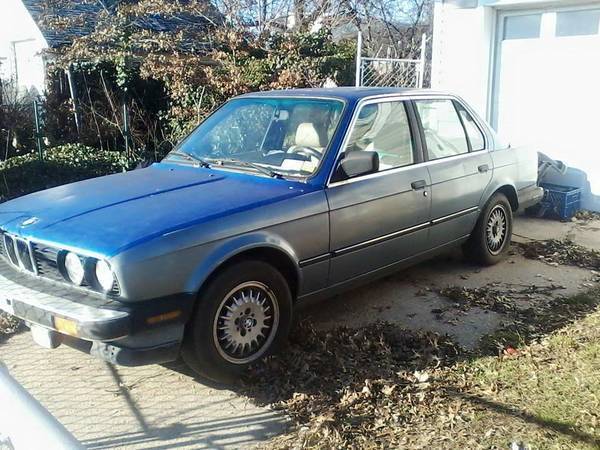 BMW 325 1987 1987 BMW 3-Series 4 DOOR EURO