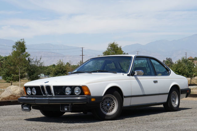 BMW 633 CSi Low mileage, nice condition, California car, no accidents 1981 BMW 633csi
