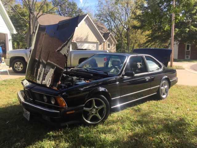 BMW 635CSI 1989 black beauty 1989 BMW 6-Series 635CSI