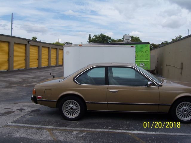 BMW 635csi e24 EURO - Original Home United Arab Emirates (UAE) 1981 BMW 6-Series EURO