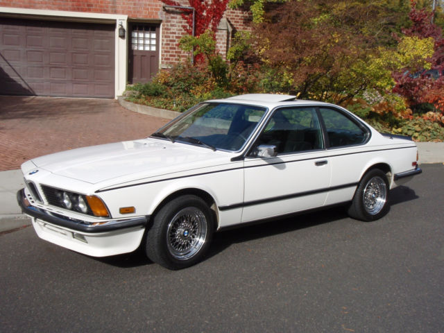 BMW 635csi Euro - Low Mileage -- Stunning Condition! 1984 BMW 6-Series Euro-Spec