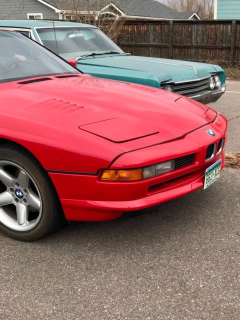 1991 BMW 8-Series 850i V12 5.0L Automatic 308 Red 97,500 miles - photo 4