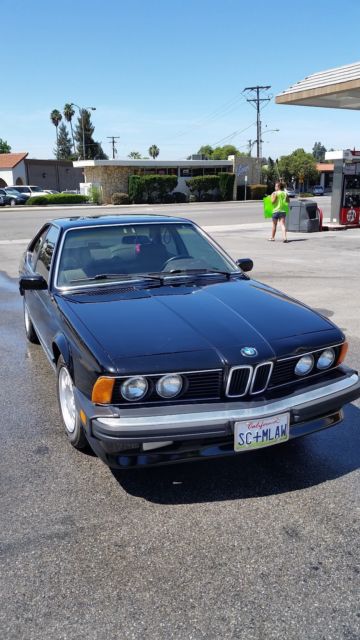 BMW L6 - 1987 1987 BMW 6-Series