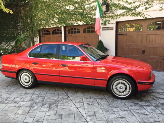 BMW M5 E34 E28 E30 BRILLIANT RED - FULLY SORTED - @@@@@ NO RESERVE AUCTION @@@@@ 1991 BMW M5