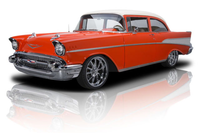 Body Off Built 210 EFI 350 V8 THM700R4 4 Speed Automatic Disc Brakes PS A/C 1957 Chevrolet Bel Air/150/210