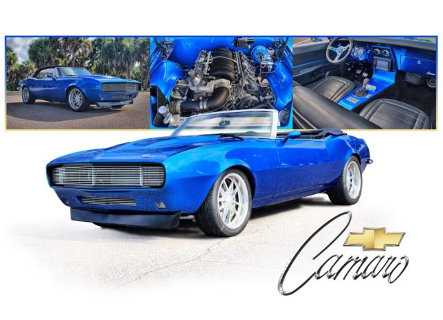 Body Off Built Camaro RS Convertiable RESTOMOD LS3 V8 6 Speed Manual Posi 1968 Chevrolet Camaro Convertible