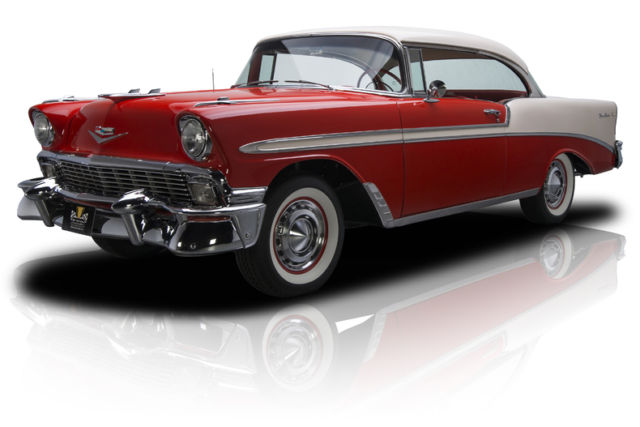 Body Off Restored Bel Air Hardtop 256 Power Pack V8 205 HP 3 Speed Manual 1956 Chevrolet Bel Air/150/210