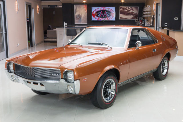 Body-Off Restored Show Car! Numbers Matching 390ci V8, 4 Speed, Factory Go Pack! 1969 AMC AMX