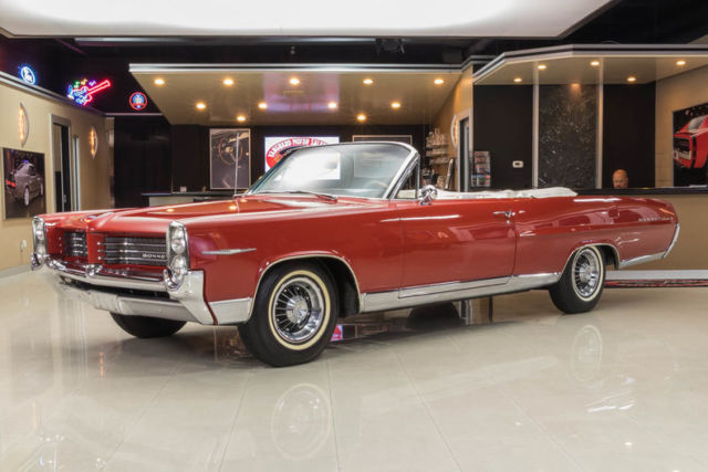 Bonneville Convertible! Pontiac 389ci V8, Hydramatic Automatic, PB, PS, Pwr Top 1964 Pontiac Bonneville