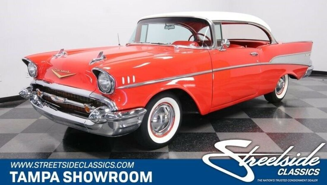 BORN A V8 UPGRADED 327 V8 TH350 GORGEOUS PAINT & INTERIOR RARE VB HARD TOP 1957 Chevrolet Bel Air/150/210 Hard Top