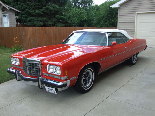 Bought Brand New By Owners In Laws, Air Conditioning, Convertible, Loaded With A 1974 Pontiac Grand Ville Convertible