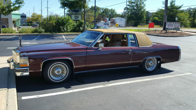 BOUGHT FROM ORIGINAL OWNER..NO RUST OR ROT,,SPOKES AND CC GRILL 1984 Cadillac DeVille