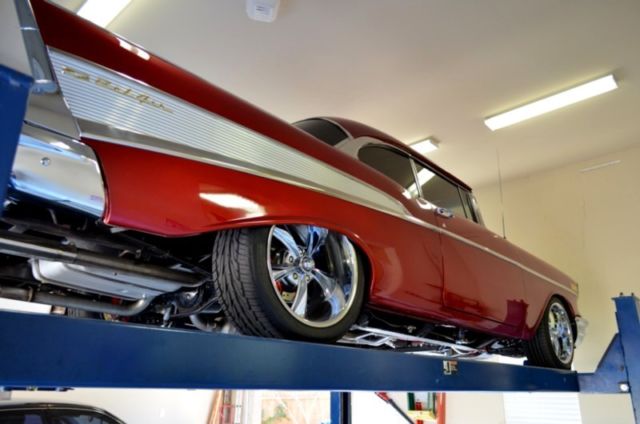 Brand-New 2016 Resto-Mod! PWR WINDOWS | A/C | SADDLE LEATHER | AUX | AUTOMATIC 1957 Chevrolet Bel Air/150/210 SPORT COUPE *2016 RESTORATION*