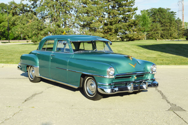 "Brand new" restoration. Over $75,000 spent. 54,000 mile breathtaking example. 1952 Chrysler Saratoga 4 door sedan