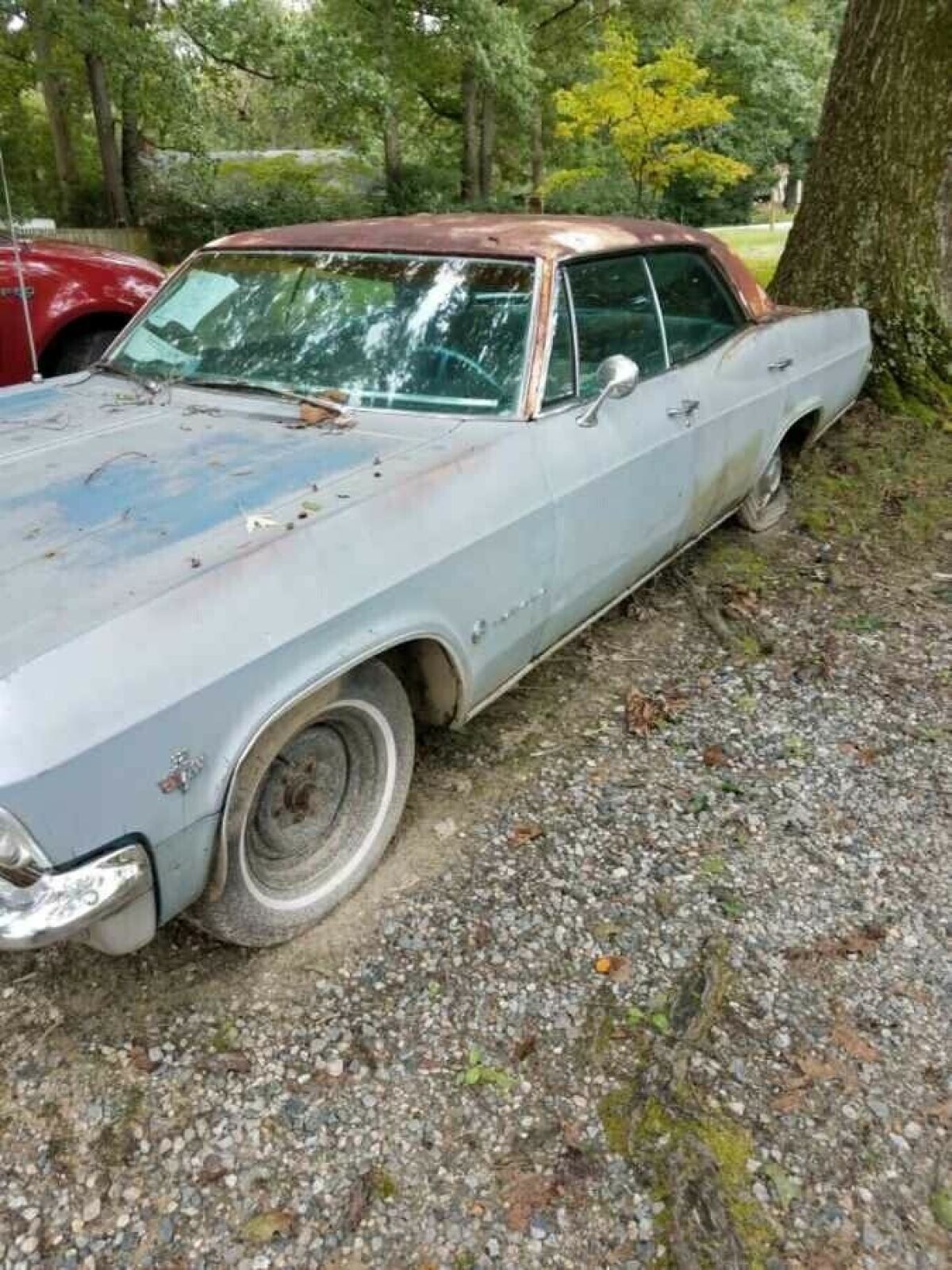 BRING ALL OFFERS 1965 Blue Chevrolet Impala 4D 250HP 327 Engine Double Hump Head 1965 Chevrolet Impala Impala