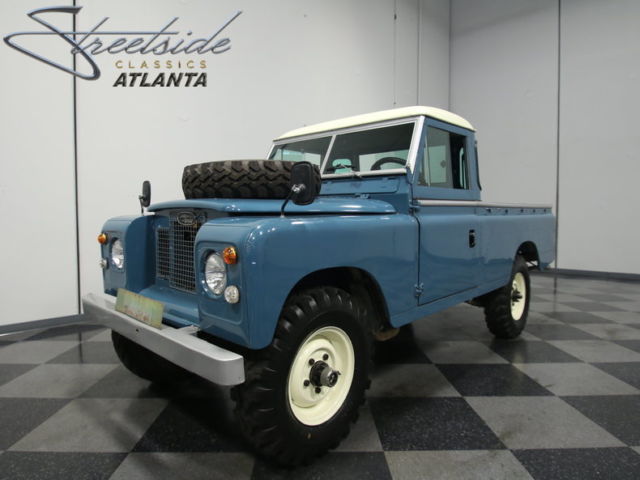 BRITISH-BUILT 109 PICKUP, FULLY RESTORED, INLINE 6, 4-SPEED, TOUGH & CLEAN!! 1969 Land Rover Series IIA