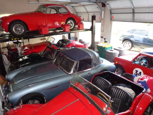 British Car Collection:Jaguar, Austin Healey, Lotus, Triumph, MG, Mini Cooper 1958 Jaguar XK FHC