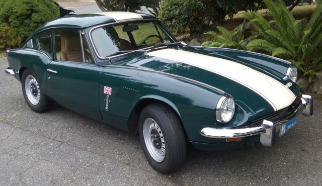 British Racing Green 1968 Triumph GT6+ MK2 1996cc Inline 6, 4 speed w/overdrive 1968 Triumph GT6+ MK2