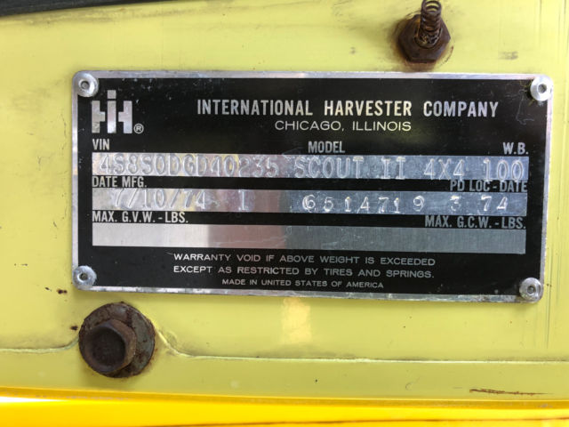 1974 International Harvester Scout II 4WD - photo 11