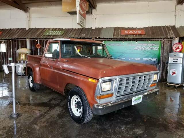 Brown Ford F-100 with 77,564 Miles available now! 1976 Ford F-100 CUSTOM Step Side