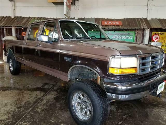 Brown / Gold Ford F-350 with 115,707 Miles available now! 1992 Ford F-350 Base 4dr 4WD Crew Cab LB