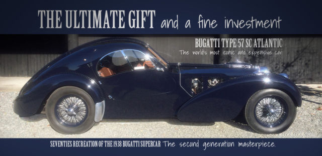 Bugatti type 57 SC "Atlantic" 1937-38 -Koux recreation- 1938 Bugatti Type 57SC Atlantic coupe