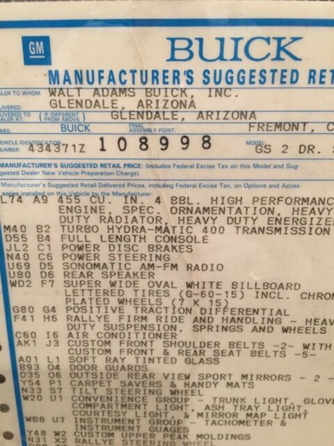 1971 Buick Grand Sport - photo 7