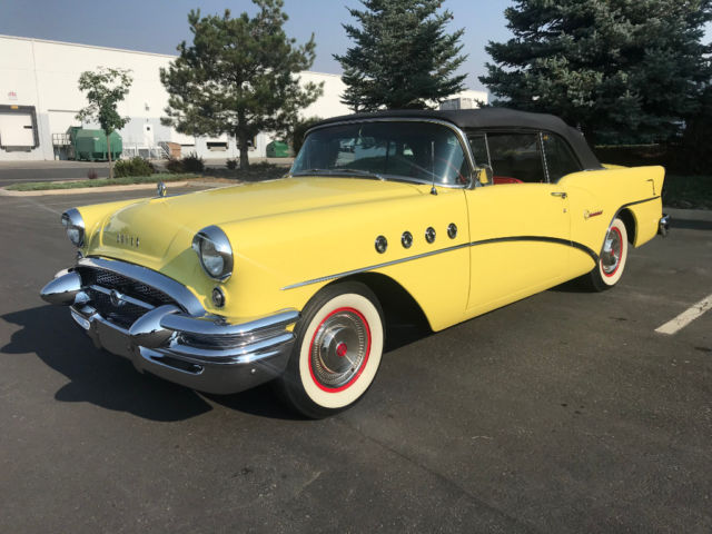 Buick Century Yellow with 21,850 Miles, for sale! 1955 Buick Century --