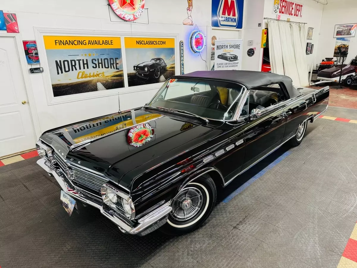 Buick Electra Black with 13,389 Miles, for sale! 1963 Buick Electra - 225 CONVERTIBLE - TRIPLE BLACK -SEE VIDEO