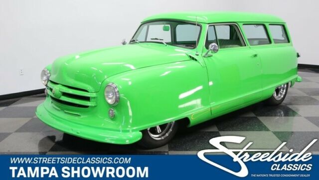 Buick V6, Cold A/C, Mustang II front suspension, Custom build 1951 Nash Rambler Wagon