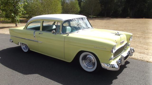 Built 235 Stovebolt 6 Turbo 350 Disc Brakes Professional Frame Off Restoration 1955 Chevrolet Bel Air/150/210 210