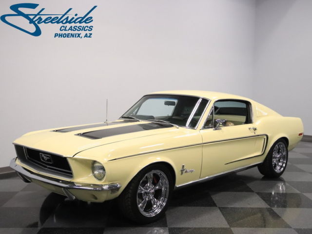 BUILT 289, TREMEC 5SPD, BAER 4-WHEEL DISCS, COLD AC, CORRECT COLORS, VERY NICE! 1968 Ford Mustang Fastback Restomod