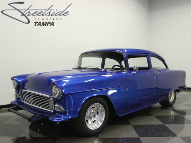 BUILT 350 V8, 4 SPD MAN, COLD A/C, PS, PB W/ 4 WHL DISCS, FORD 9", COILOVERS!! 1955 Chevrolet Bel Air/150/210