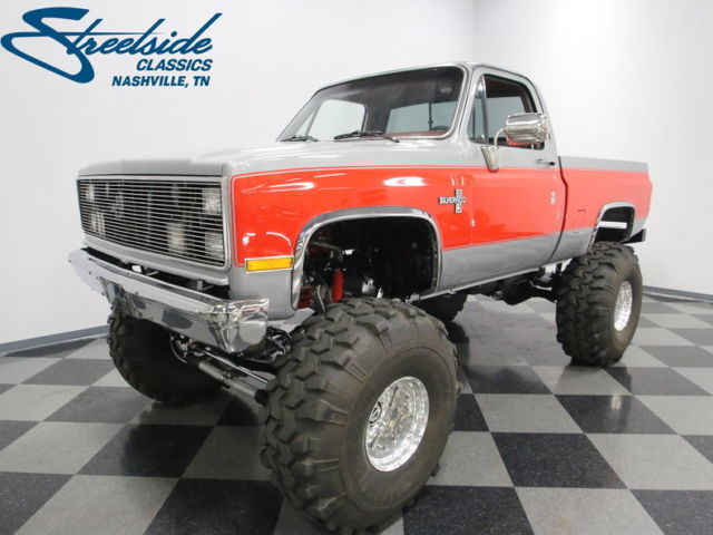 BUILT 350CI MOTOR, ROUGH COUNTRY 12 INCH LIFT, 3 INCH BODY LIFT, 44 INCH TIRES! 1984 Chevrolet K-10